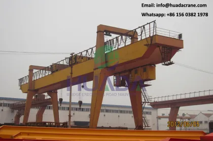 precast yard gantry crane bridge construction