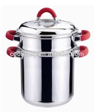 3pcs stainless steel pasta pot,for spain,Italy market