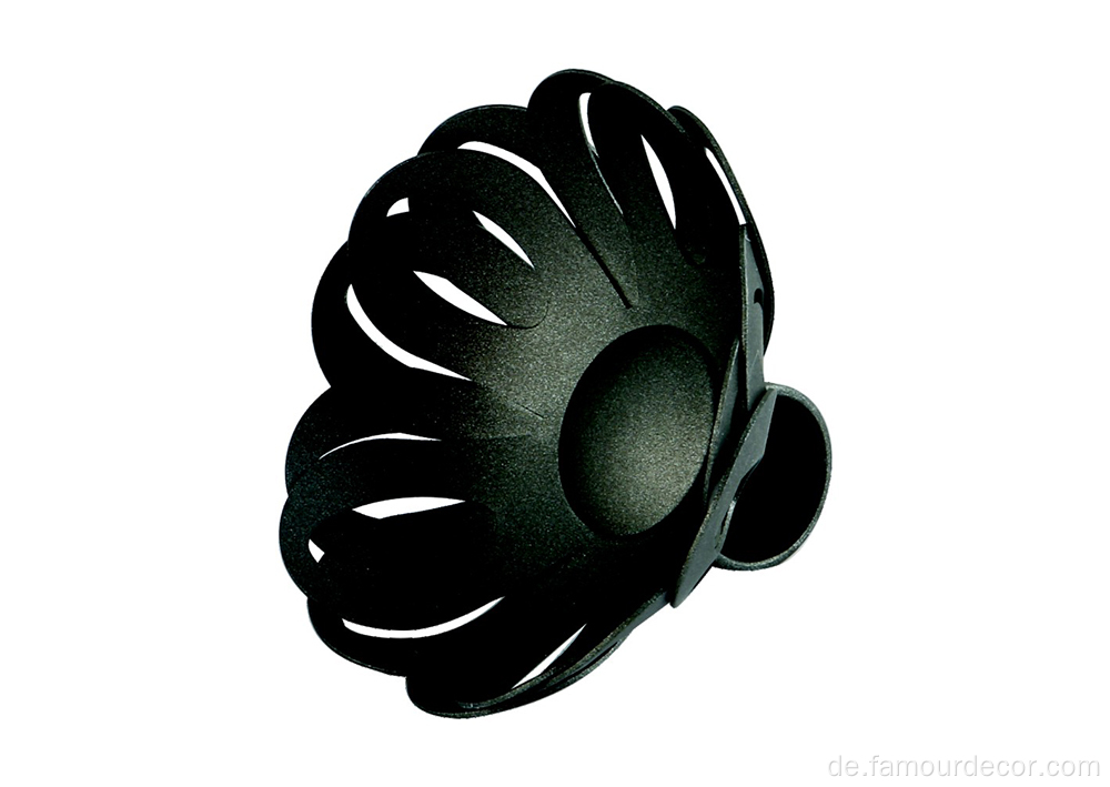 Schwarzer Sonnenblumenkopf Vorhangstab Großhandel