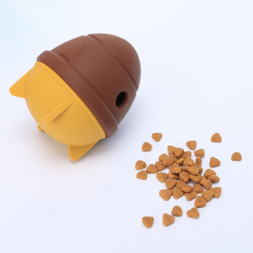 Durable Silicone Rocket Toy for Interactive Pet Training and Teething