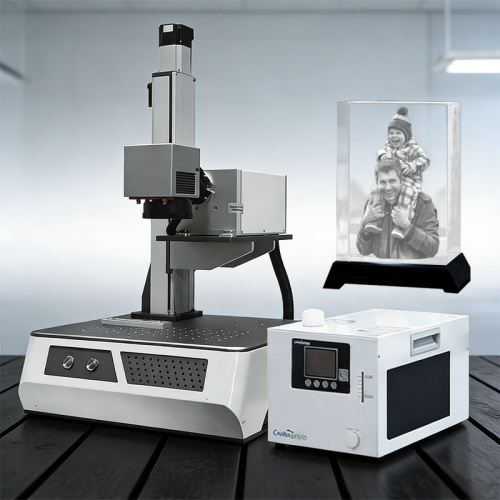 Cristal UV subterrâneo econômico da máquina de gravura do laser de Zixu