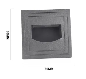 Best price 5W 86*86mm pathway step lights recessed