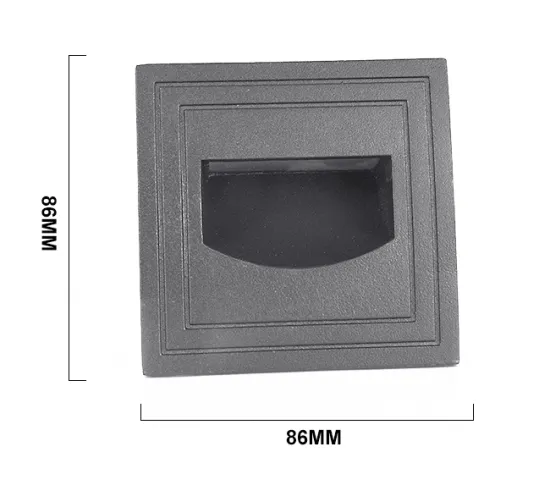Best price 5W 86*86mm pathway step lights recessed