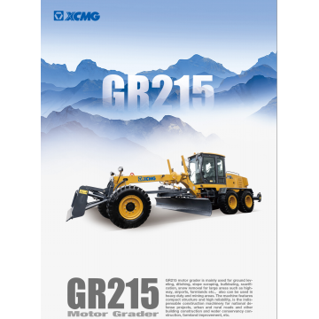 Надежный GR215 подержанный Motor Grader для тяжелой конструкции