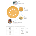 Gold Sanding Disc Abrasive Sandpaper Disc For Automotive