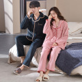 Couples pajamas fall/winter coral fleece