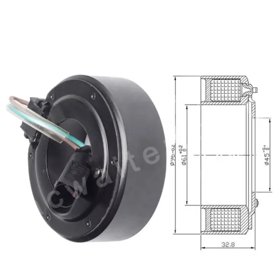 Auto AC Compressor Magnetic Clutch Coil Assembly