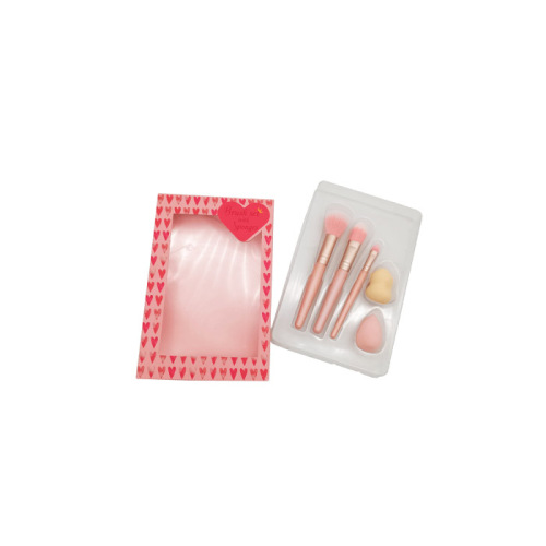 Plateau blister cadeau en plastique transparent pour pinceau de maquillage