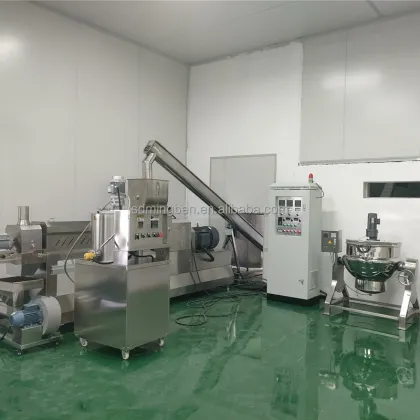 Mingben Machinery Core Filled Pillow Snacks Production Line Food Extruder
