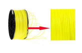3.0mm / 1.75mm Polypropylene 3D Printer Filament Yellow / P