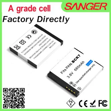 Camera battery For Panasonic  BCK7 Lumix