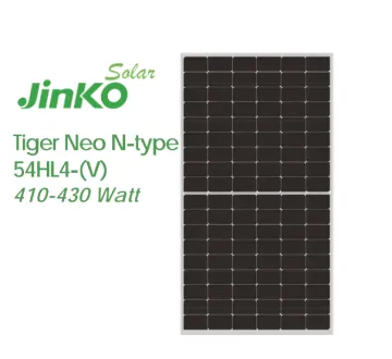 Jinko Tiger Neo N-type 54HL4-(V) 410-430W Mono Solar Panel