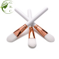White Cosmetic Brushes Wooden Face Foundation Makeup Brush