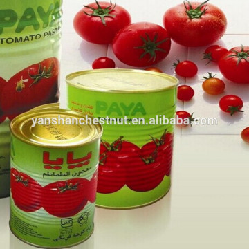 canned tomato paste with good quality fresh tomato paste production line
