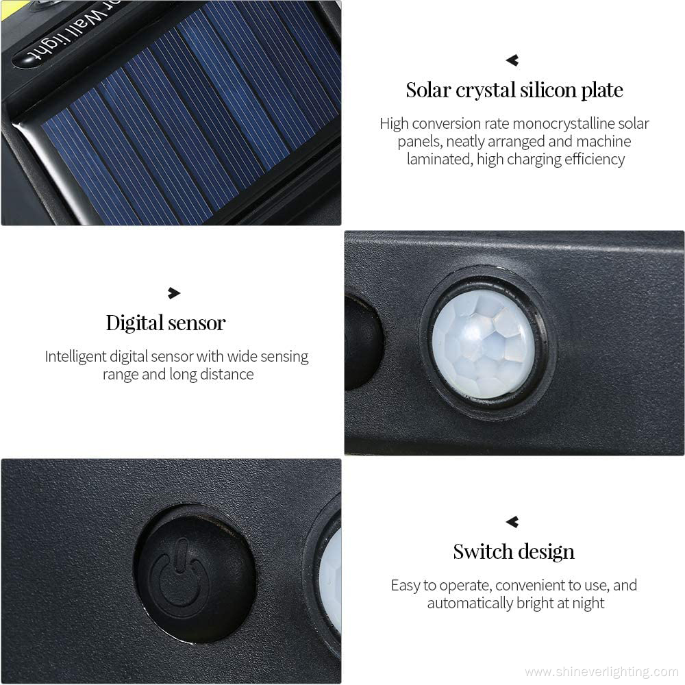 COB Outdoor IP 65 Waterproof Solar Lights