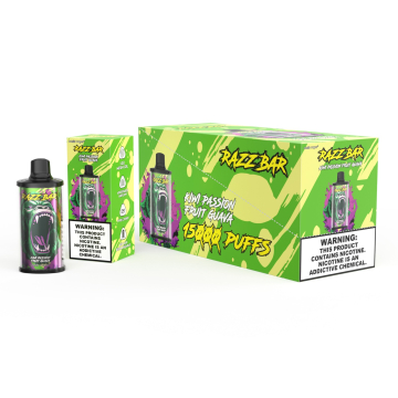 Top-rated disposable vape Razz Bar 15000 puffs