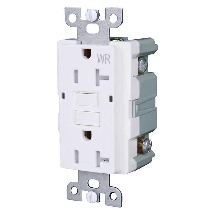 White 20Amp TR WR Self-test Socket