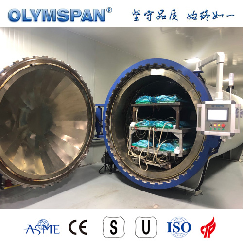 Autoclave de pieza compuesta estándar de ASME