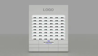 Custom Optical Shop Cabinet Sunglasses Display Showcases