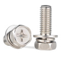 External Hexagonal Cross Three Combination Machine Screw