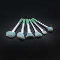 17 PCs Aqua Green Make -up -Bürstenset