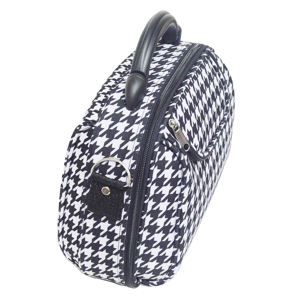 Houndstooth Cosmetic Bag