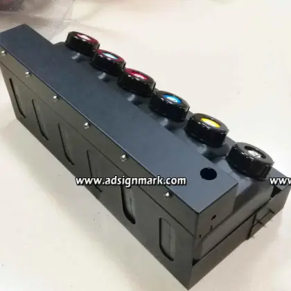 UV 1.5-liter 6 color ink cartridge supply system CISS assembly for Roland Mimaki Mutoh JHF Taimes Chinese UV printer