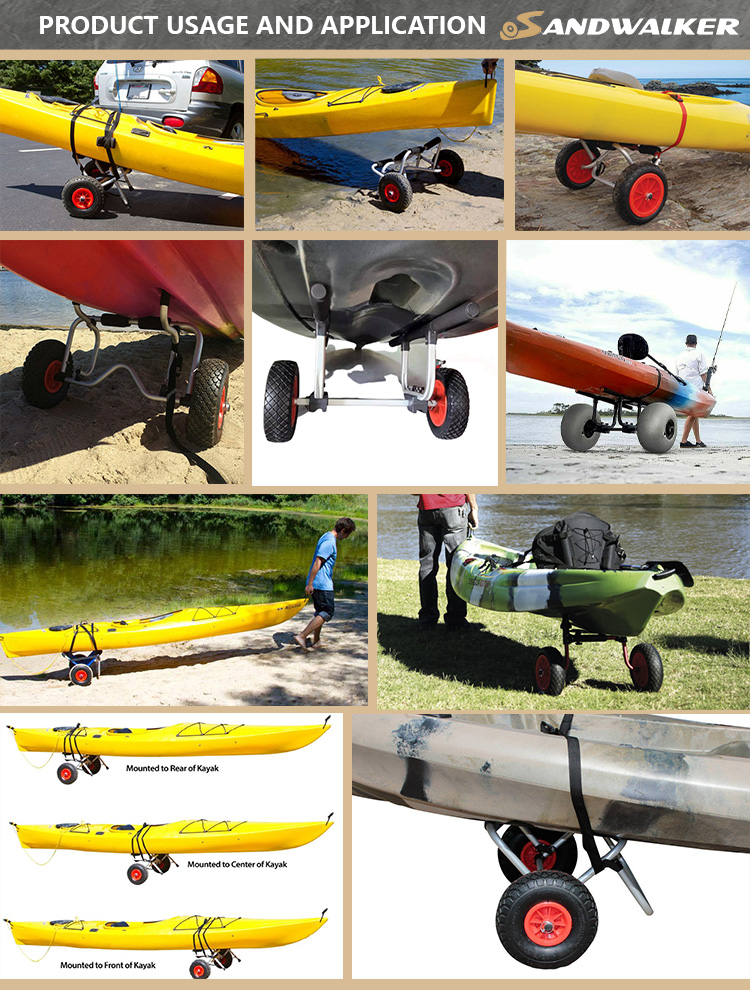 Collapsable Kyak Collapsible Kayak With Bunker Dolly And Flat-free Wheels, High Quality ...