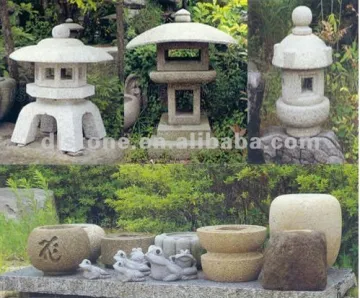 Natural Stone Granite Lantern