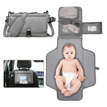 Multifunctional Portable Diaper Pad and Folding Travel Bag