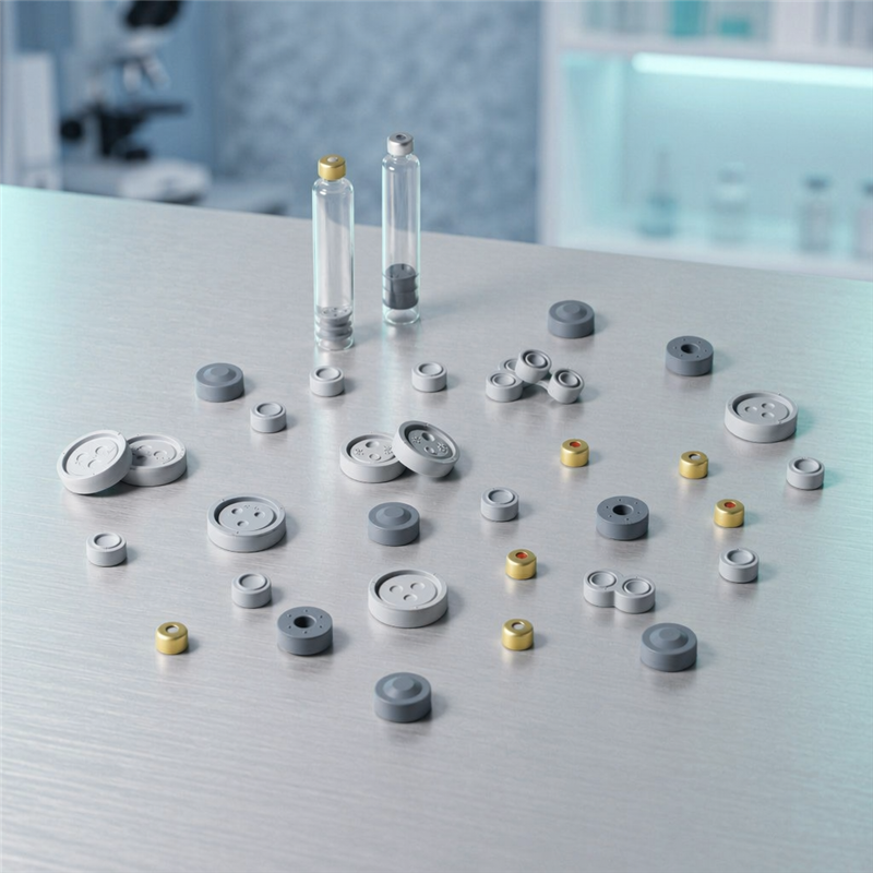 Bromobutyl Rubber Stoppers for Lyophilized Vials