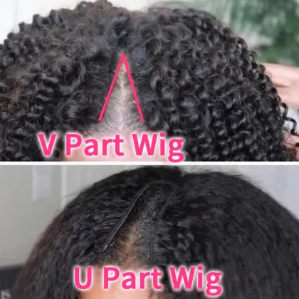 GS Wholesale V Part Curly Raw Burmese Glueless Brazilian Wig for Black Women