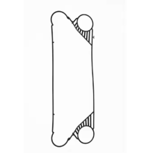 Deteachable plate heat exchanger HNBR gasket