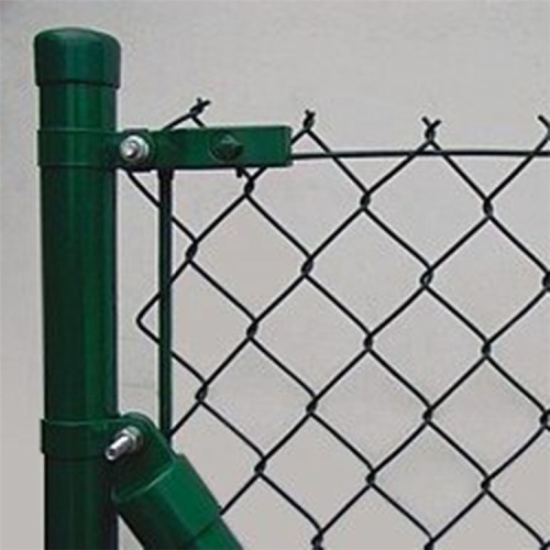 Temporary construction fence panels chain link fence