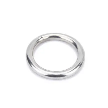 Customizable Heavy Duty Stainless Steel Circle Rings: Ideal for Camping Belts, Dog Leashes, and Luggage Accessories
