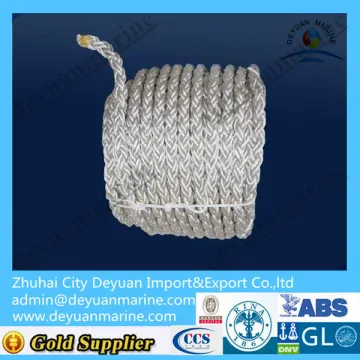 Marine moring rope 3 strand polyster hawser rope