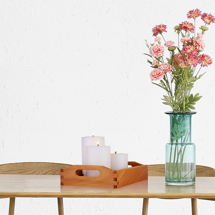 Tenedor de velas de cilindro de huracanes grandes para mesa de boda