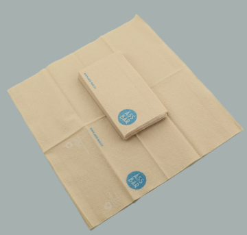 Customizable logo unbleached napkin