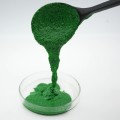 Revestimiento de piso epoxi verde