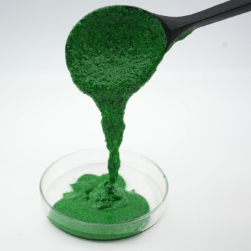 Revestimiento de piso epoxi verde