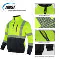 EN / IS0 20471 ANSI MENS Sweat réfléchissant à haute visibilité