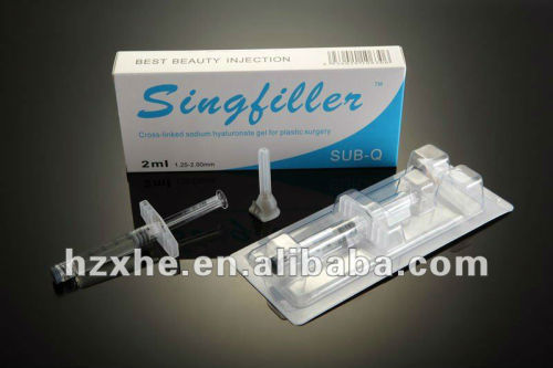 2014 Best sell Injectable Hyaluronic acid dermal filler