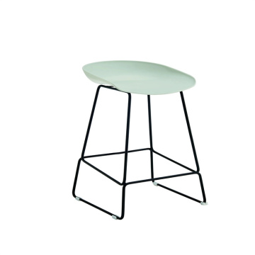 Wholesale Modern Style Metal Bar Chairs with Velvet Fabric - High Bar Stools