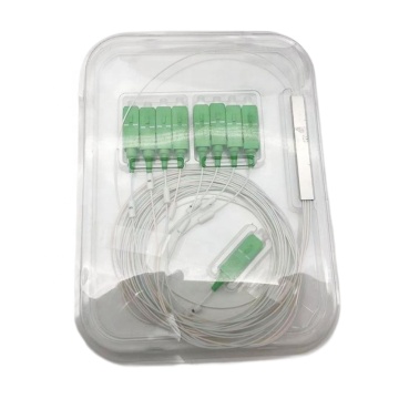 Διαχωριστές οπτικών ινών FTTH 1x2 έως 1x32 G657A1/A2 SC UPC/APC MINI PLC με συσκευασία BLISTER BOX