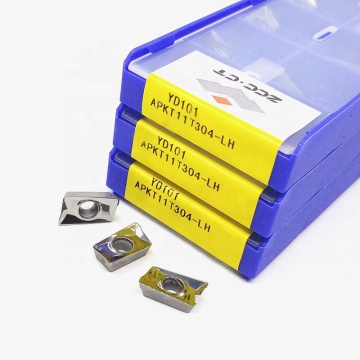 ZCC.CT NC a forma di barca a forma di spalla quadrata inserto apkt11t304-lh yd101 per alluminio
