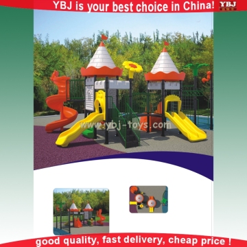 2016 YBJ professional outdoor playground slide equipment and outdoor playground lighting