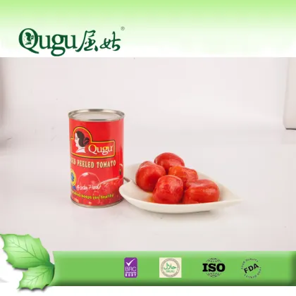 Plum peeled tomatoes in canned
