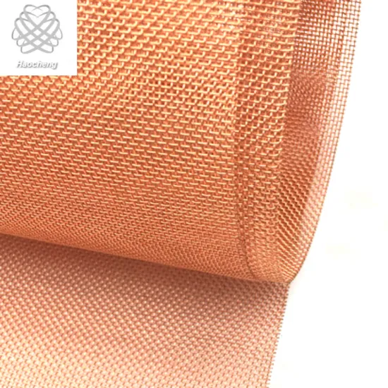 Ultrafine Woven Pure Copper Mesh RF Shielding Fabric for EMF Protection Faraday Cage