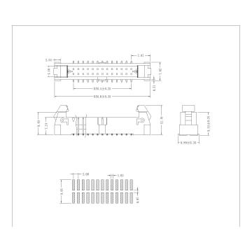 2.00mm Ejector Header SMT With Short Latch