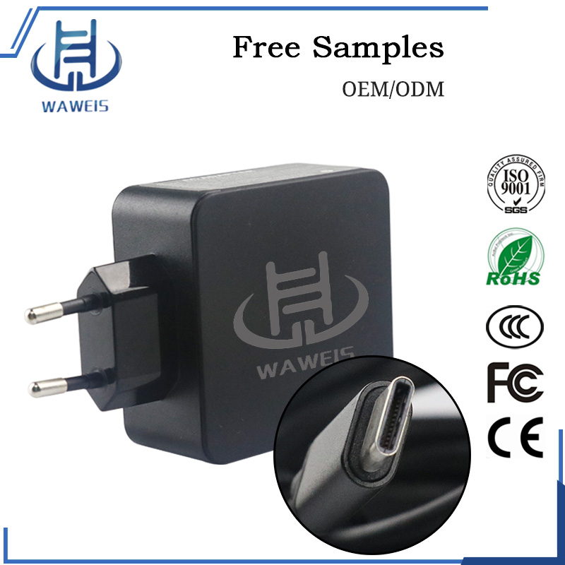 USB C Charger AC Power Adapter Removeable